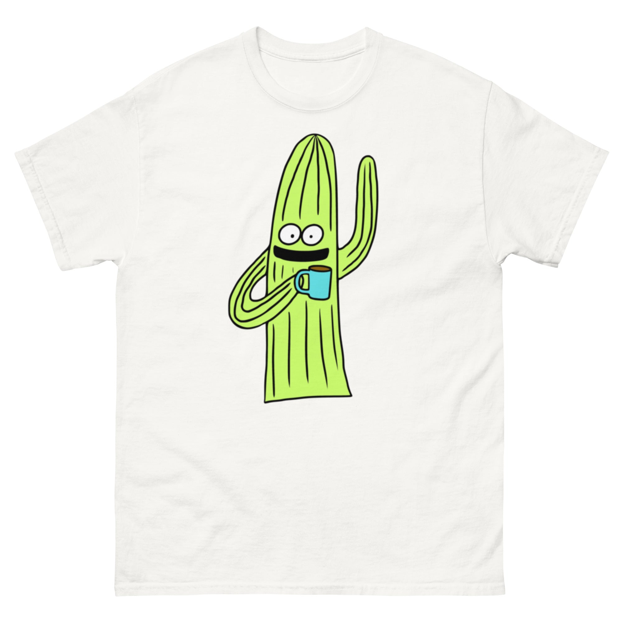 White Cactus t-shirt Product mockup