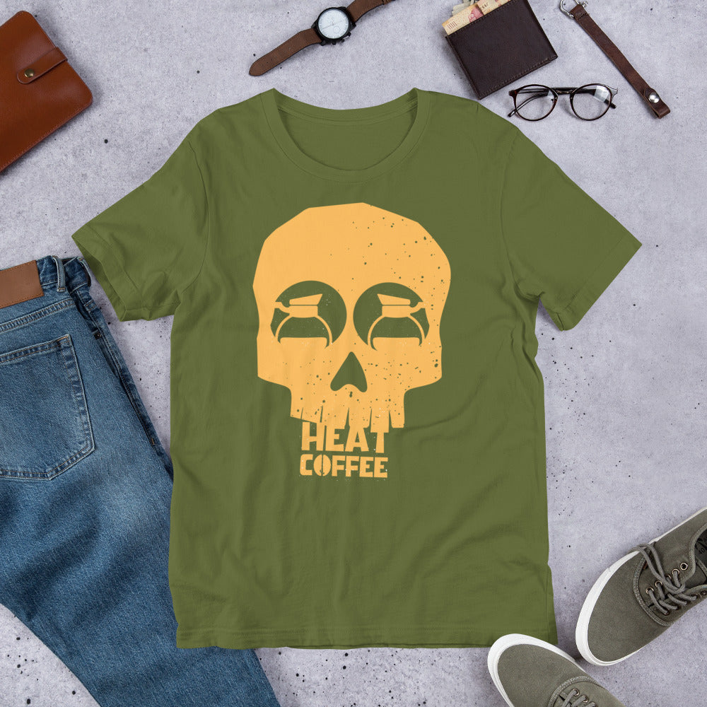 Olive green skull tshirt